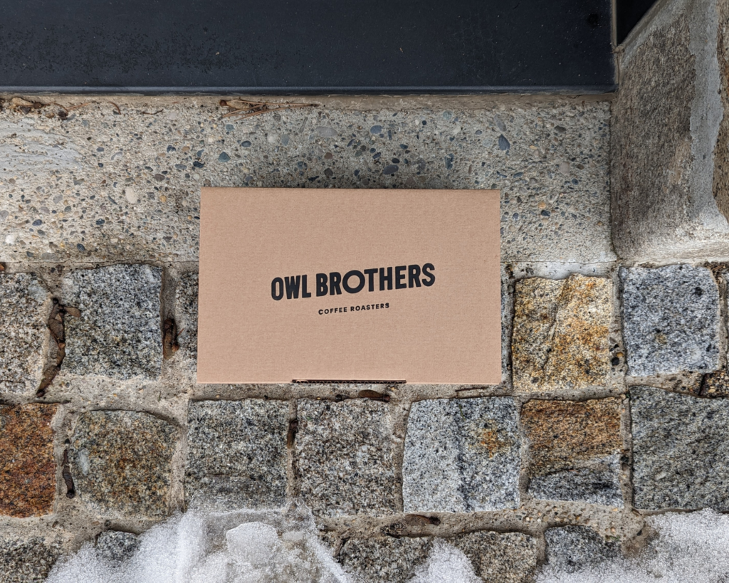 Colis Owl Brothers - un café de qualité